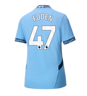 Manchester City Phil Foden #47 Hemmatröja Kvinnor 2024-25 Kortärmad